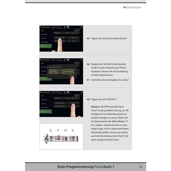 Keys Experts Verlag Yamaha Style Program. Buch 1