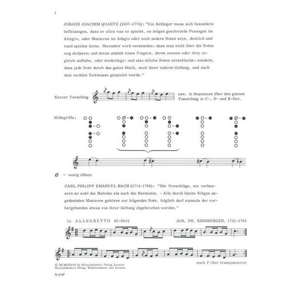 Heinrichshofen Verlag Etüden for Sopranflöte