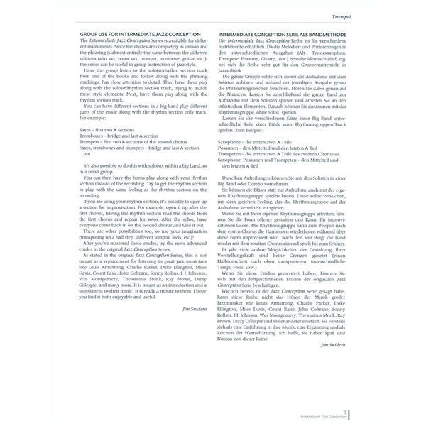 Advance Music Inter Jazz Conception Trumpet