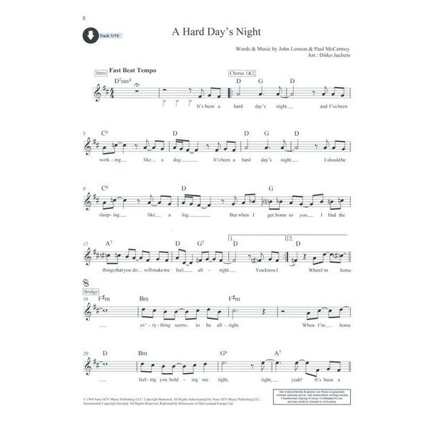 Schott Beatles Classics A-Sax