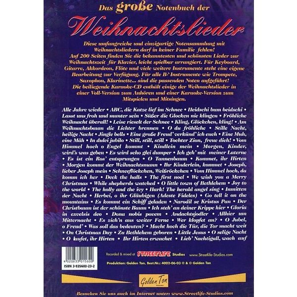 Streetlife Music Christmas Weihnacht