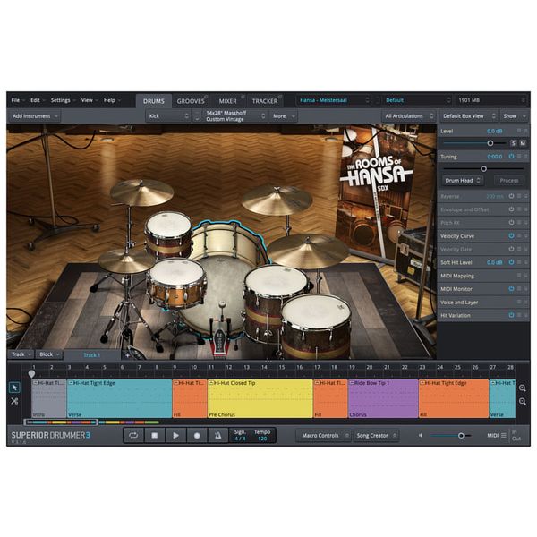 Toontrack SDX The Rooms of Hansa