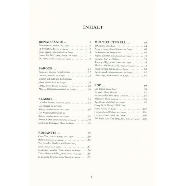 Edition Dux Saitenwege für zwei Gitarren 2