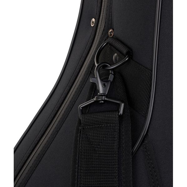 Super Light Round Mandoloncello Case BK