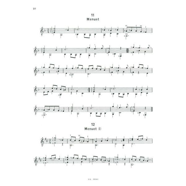 Universal Edition Originalstücke 18. Jahrhundert