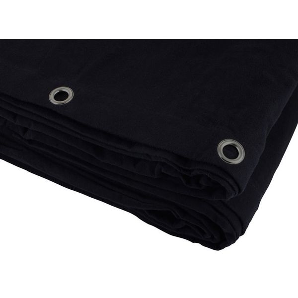 Stairville Curtain 160g/m 3.0x6.0m Bk