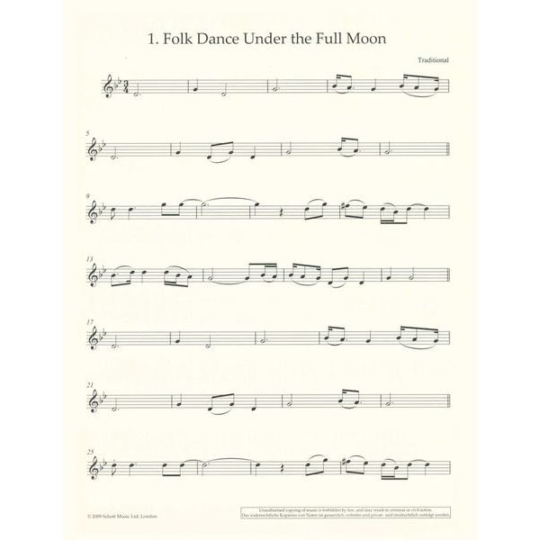 Schott Korean Folk Tunes For Violin