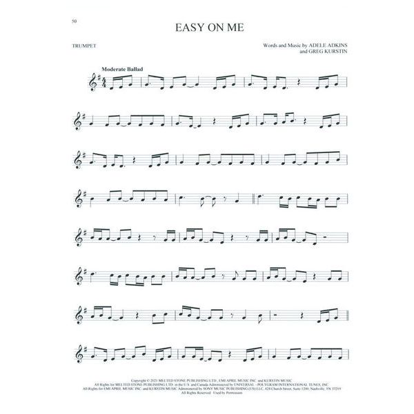 Hal Leonard 101 Top Hits for Trumpet