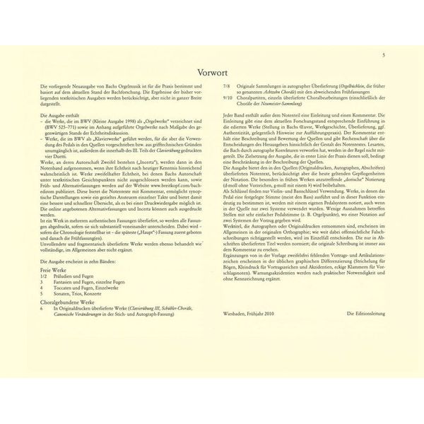 Breitkopf & Hrtel Bach Smtliche Orgelwerke 4