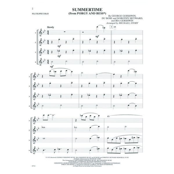 Alfred Music Publishing Pop Quartets For All Flute