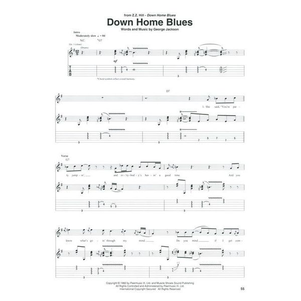 Hal Leonard Tab+ 25 Top Blues Songs