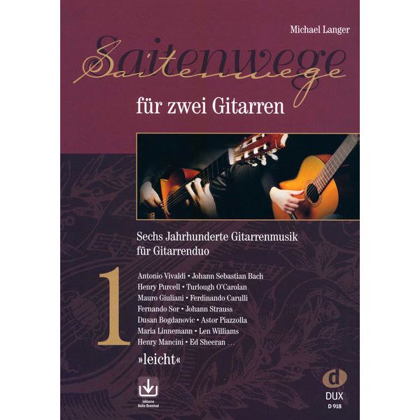 Edition Dux Saitenwege für zwei Gitarren 1