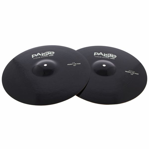 Paiste 15" 900 Color Heavy Hi-Hat BK