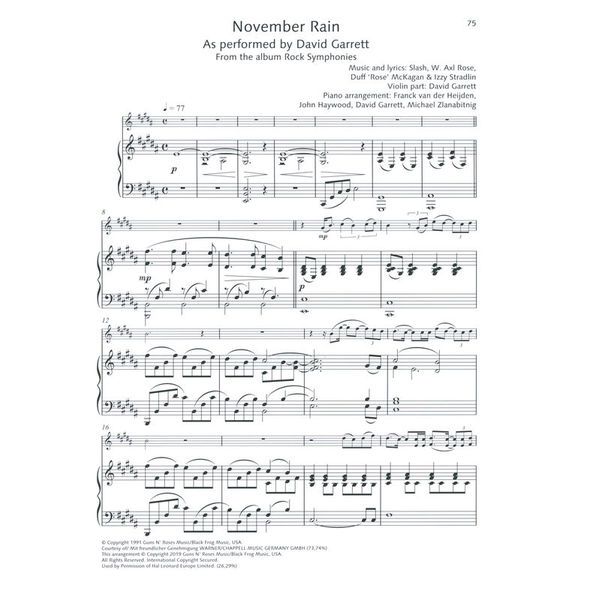 Schott David Garrett Best Of Violin