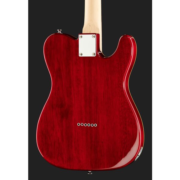 Harley Benton TE-90QM LH Trans Red