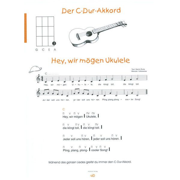 Schuh Verlag Die Ukulelenschule für Kinder