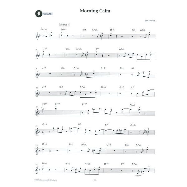 Advance Music Easy Jazz Conception 1 T-Sax