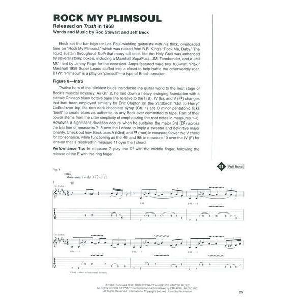 Hal Leonard Jeff Beck Signature Licks