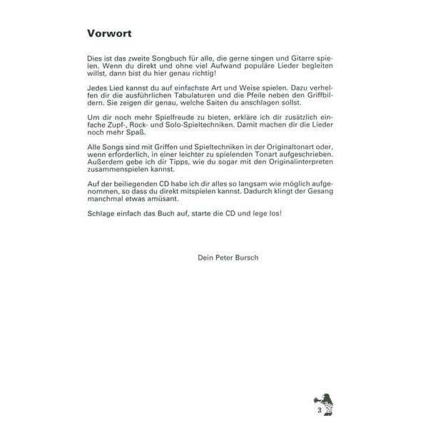 Voggenreiter Bursch's Songbuch Gitarre 2