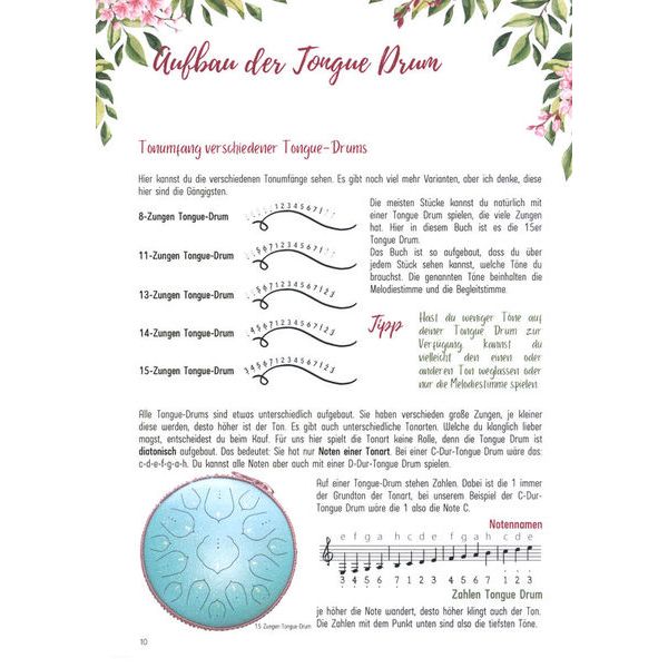Claudia Gro Steel Tongue Drum Liebeslieder