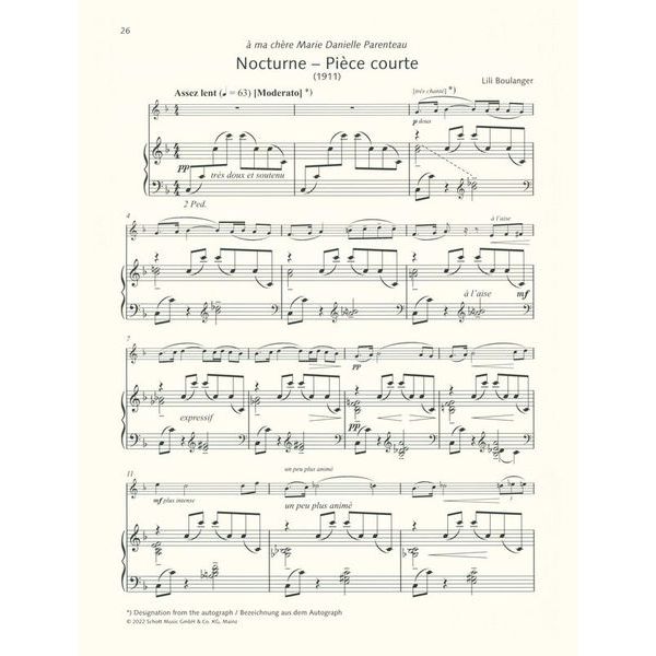 Schott Boulanger Complete Flute Works