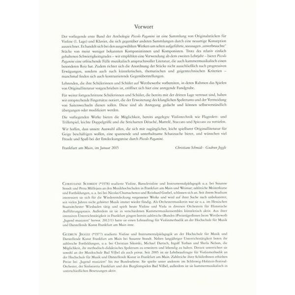 Edition Peters Piccolo Paganini 1