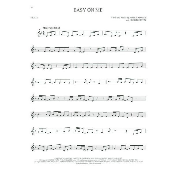 Hal Leonard 101 Top Hits for Violin