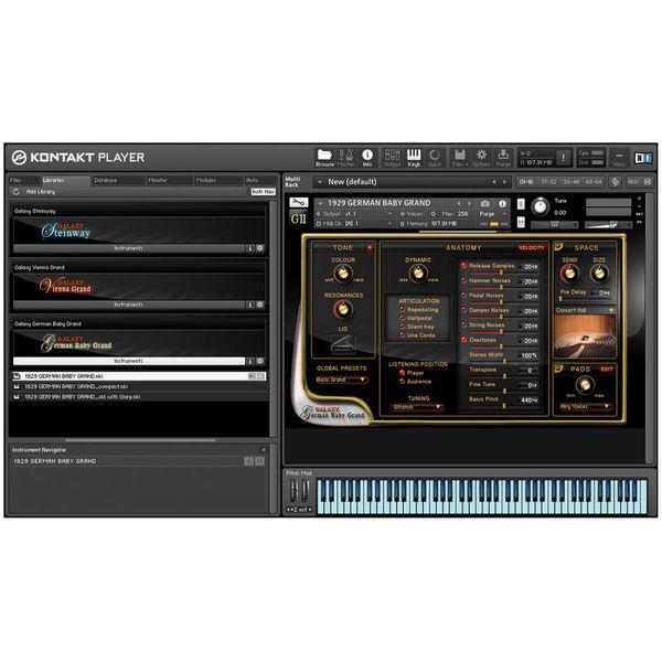 Best Service Galaxy II German Baby Grand