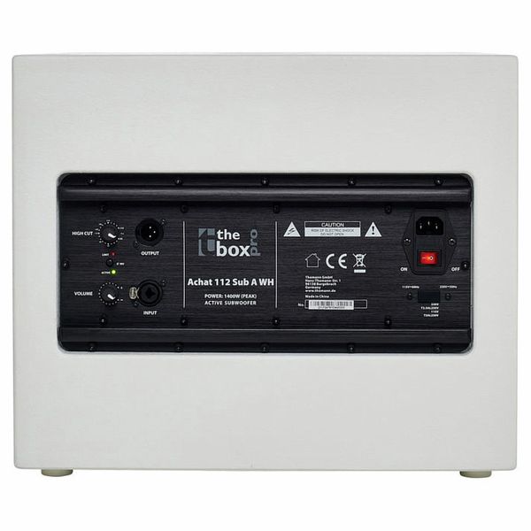 the box pro Achat 112 Sub A WH