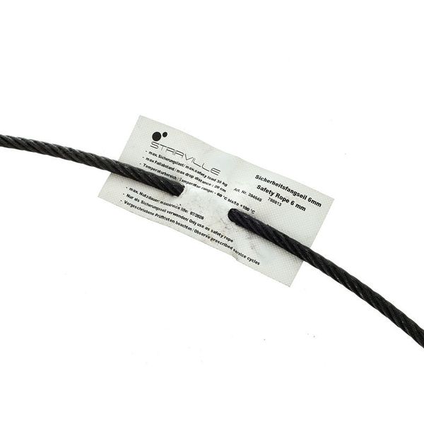 Stairville Safety Set 120cm/6mm Bk 10pcs