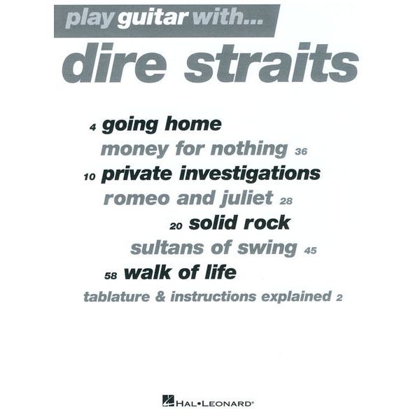 Wise Publications Play Guitar With Dire Straits