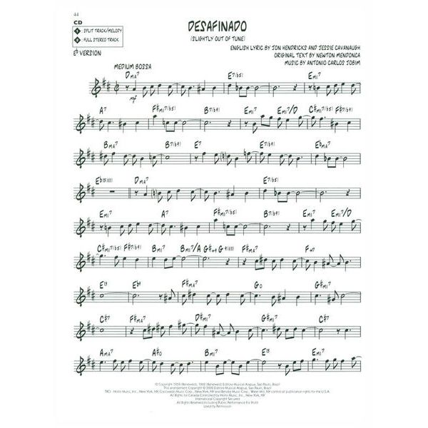 Hal Leonard Jazz Play-Along Jobim