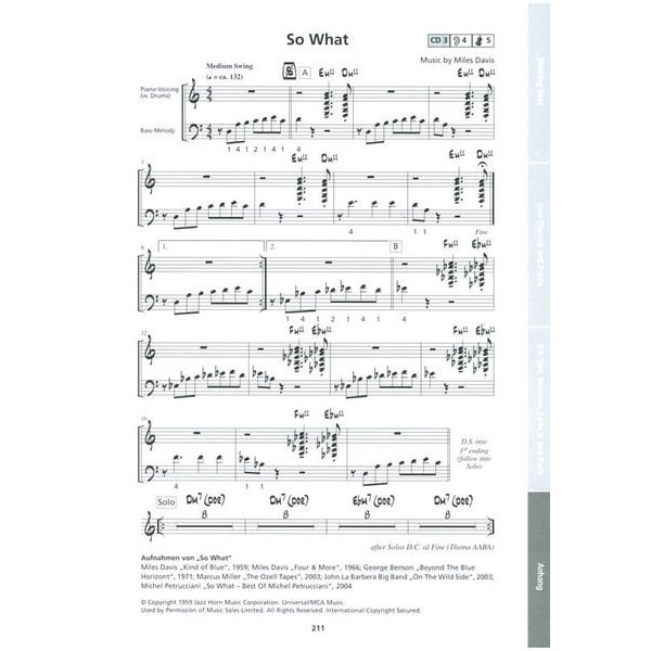 Edition Dux Walking Bass