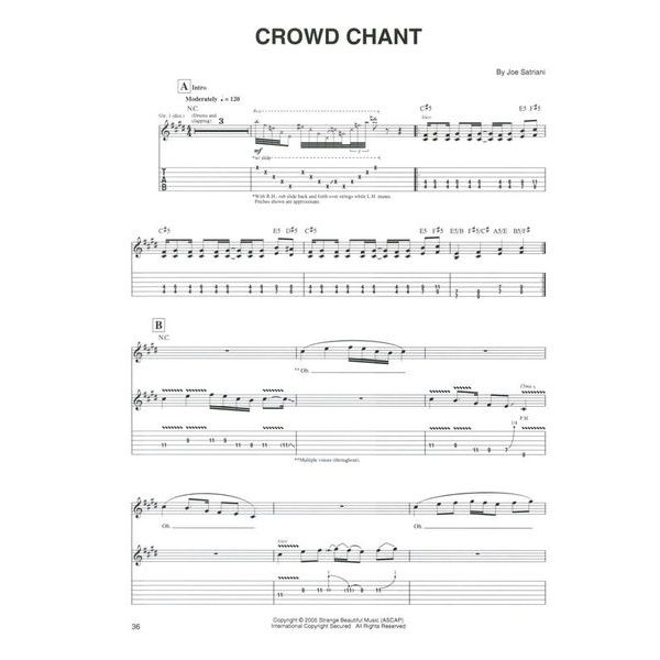 Cherry Lane Music Company Joe Satriani Collection