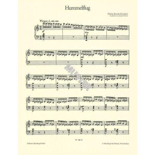 Breitkopf & Hrtel Rimski-Korsakow Hummelflug