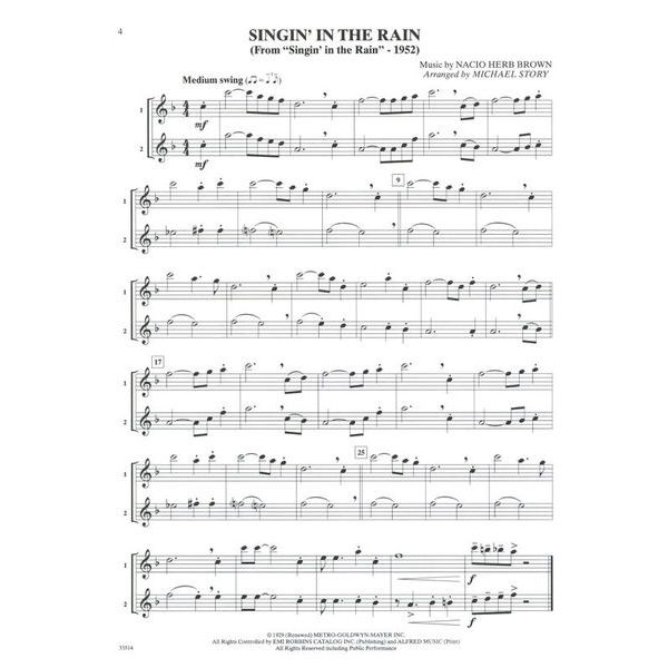 Alfred Music Publishing Movie Duets For All Flute