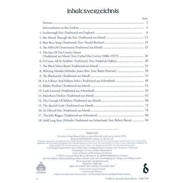 Acoustic Music Books More Celtic Ballads