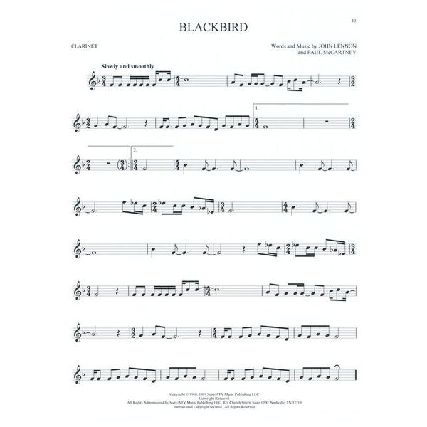 Hal Leonard 101 Beautiful Songs Clarinet