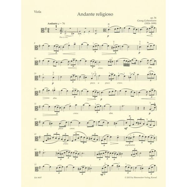 Brenreiter Konzertstücke for Bratsche