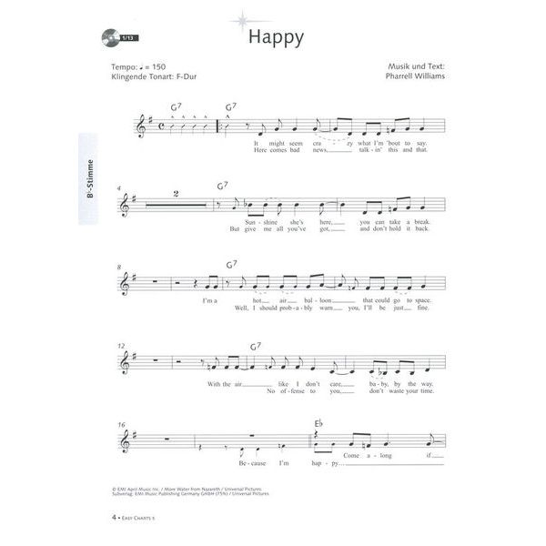 Music Factory Easy Charts Play-Along 5