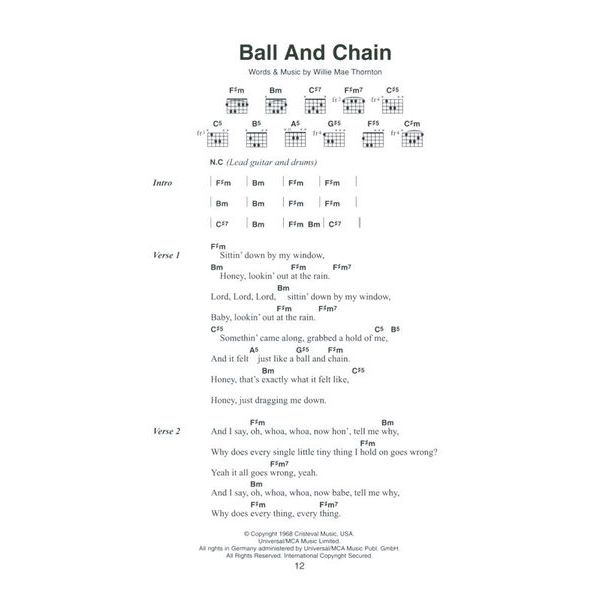 Wise Publications Little Black Book of Blues