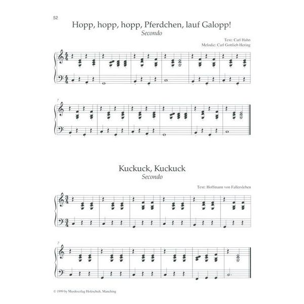 Holzschuh Verlag Tastentrume Kinderlieder