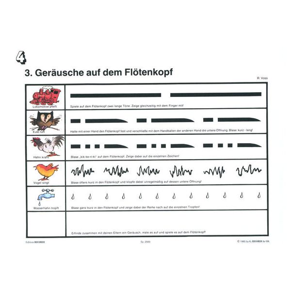 Ricordi Lustige Blockflöte 1 Deutsch