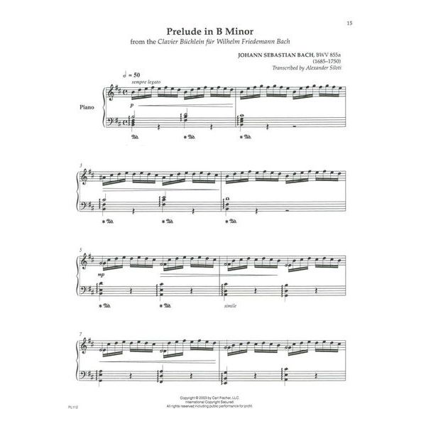 Carl Fischer Alexander Siloti Collection