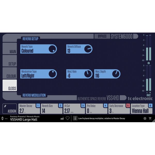 tc electronic VSS4 HD Authentic Space Reverb