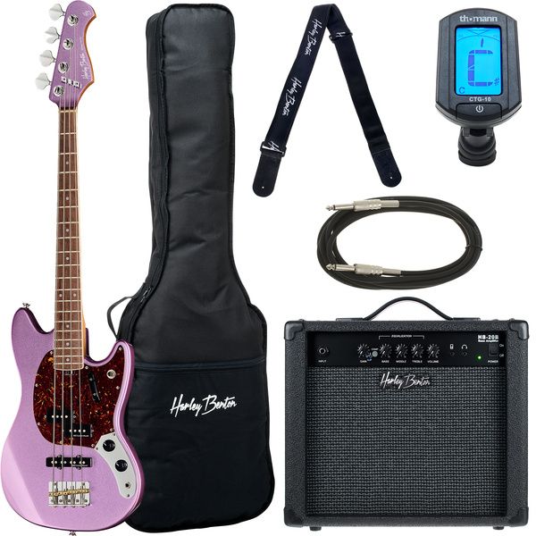 Harley Benton MV-4MSB Burgundy Mist Set