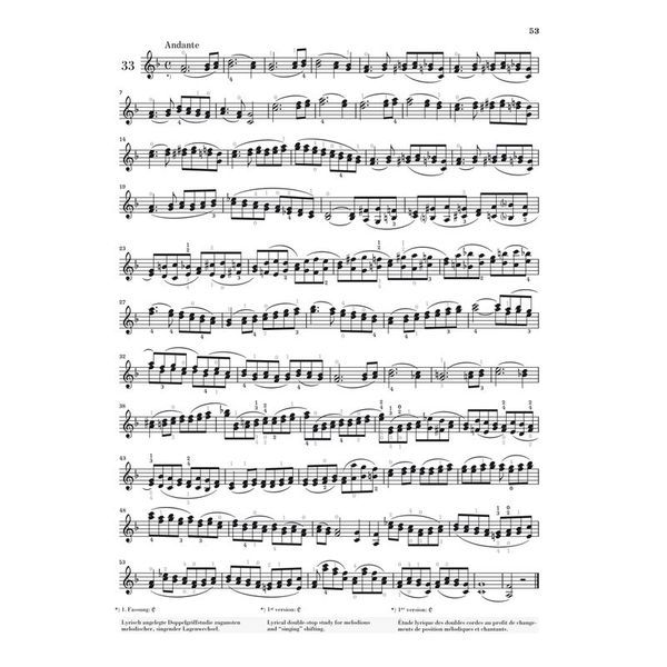 Henle Verlag Kreutzer 42 Etüden Violin