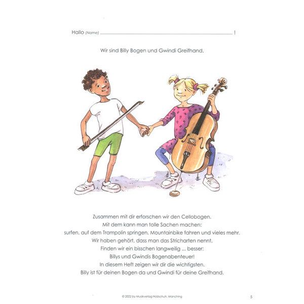 Holzschuh Verlag Billy Bogen & Gwindi Greifhand