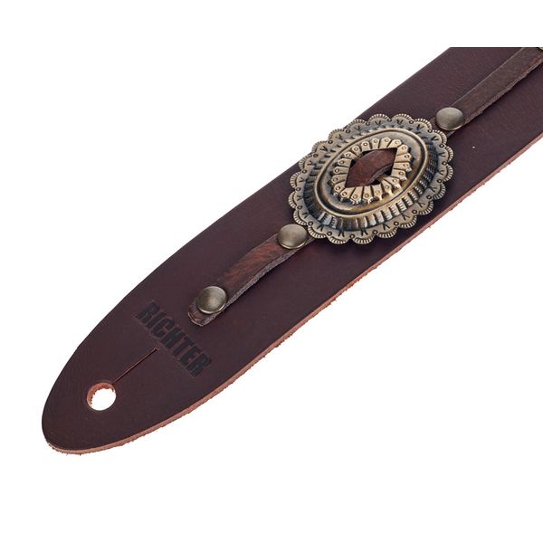 Richter Raw I Concho Guit. Strap BR/OB