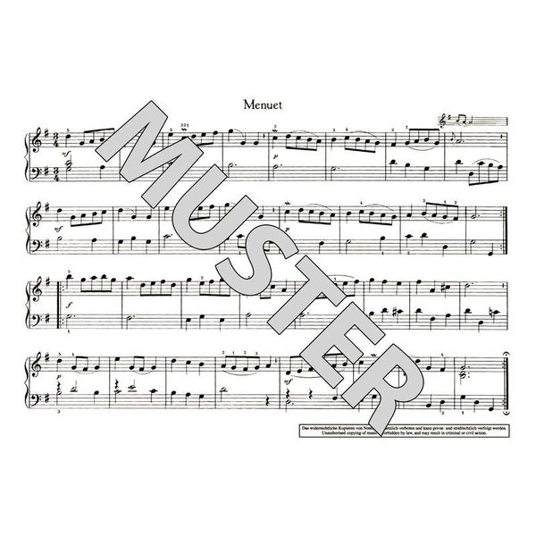 Schott Bach Notenbüchlein